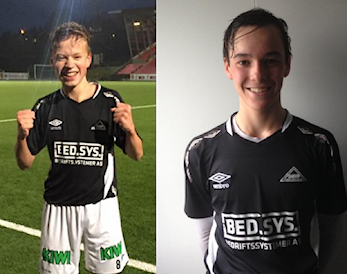 Unggutta viser seg fram!